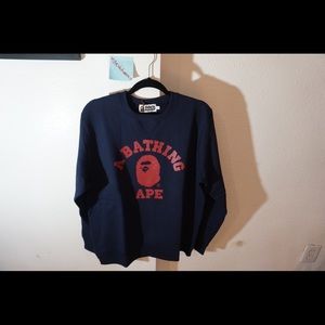Bape College Heavy Crewneck